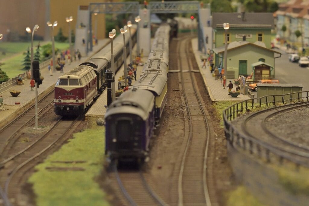 Photo with Model trains