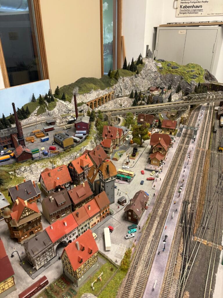 Model train layout